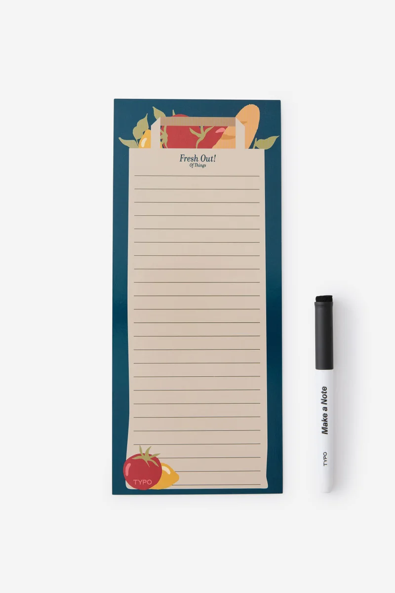 Typo Magnetic Memo List